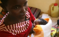 Rwandan mother with child